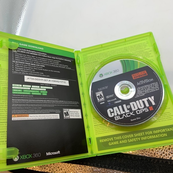 Xbox 360 Call of Duty Black Ops III Game Preowened w/ Case Microsoft - Picture 7 of 13